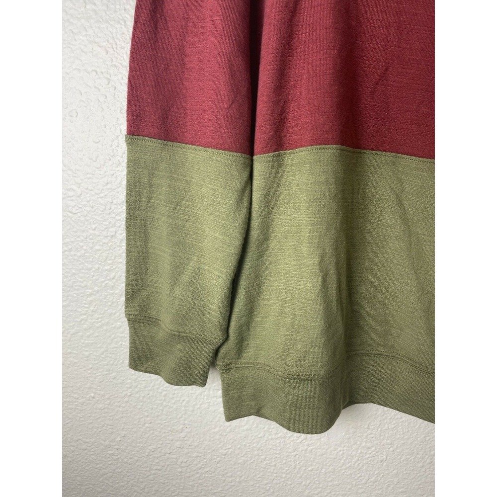Velvet Heart olive green color‎ block sweater Long Sleeve Sz Large NWT - Picture 2 of 6